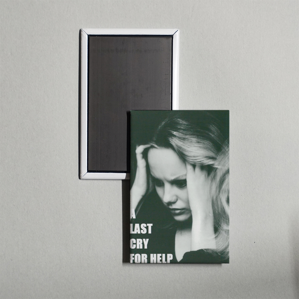 A Last Cry for Help Mini Movie Fridge Magnet