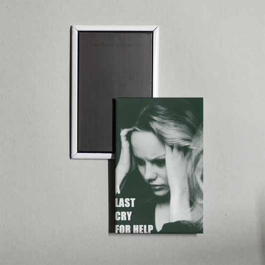 A Last Cry for Help Mini Movie Fridge Magnet