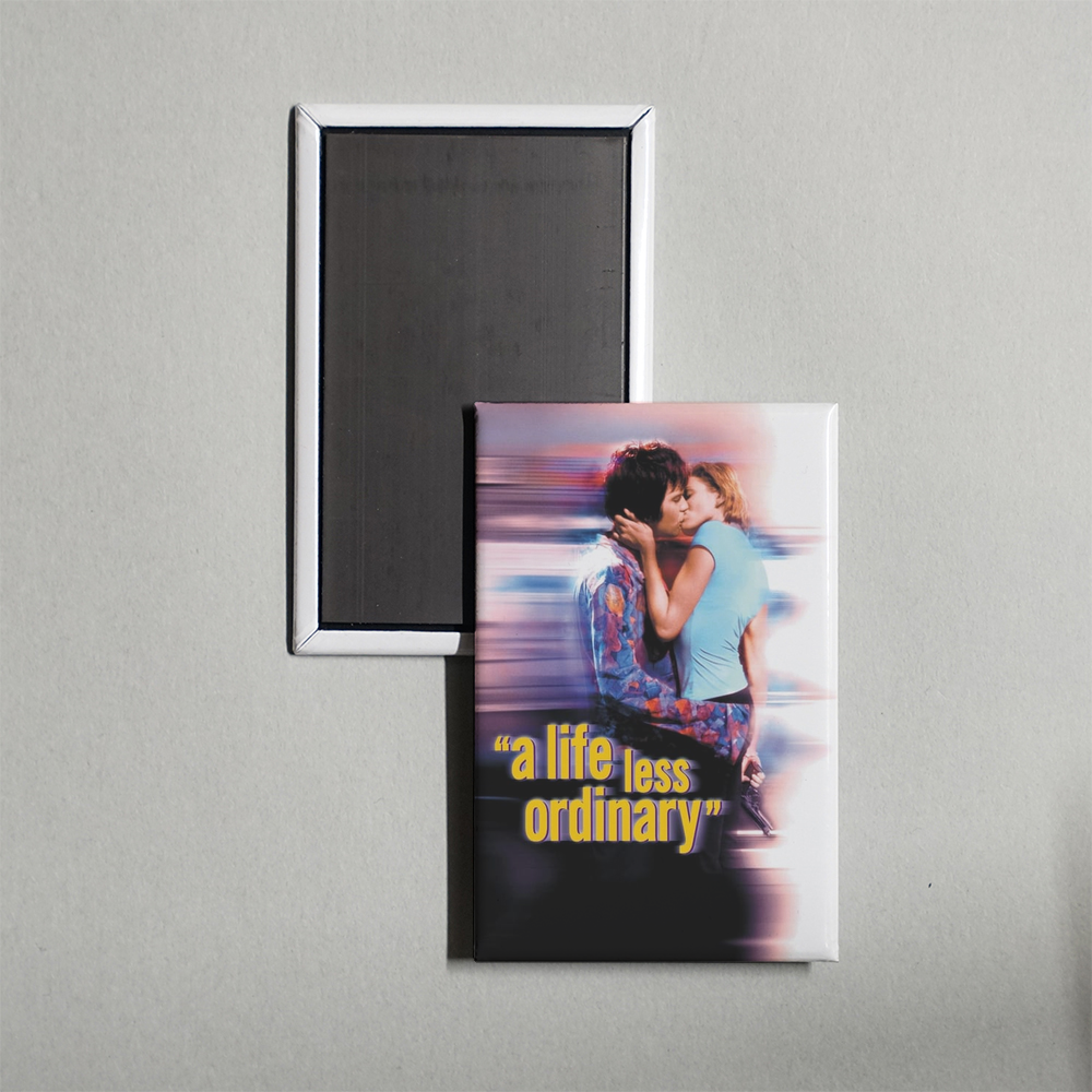 A Life Less Ordinary Mini Movie Fridge Magnet