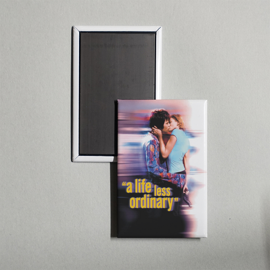 A Life Less Ordinary Mini Movie Fridge Magnet