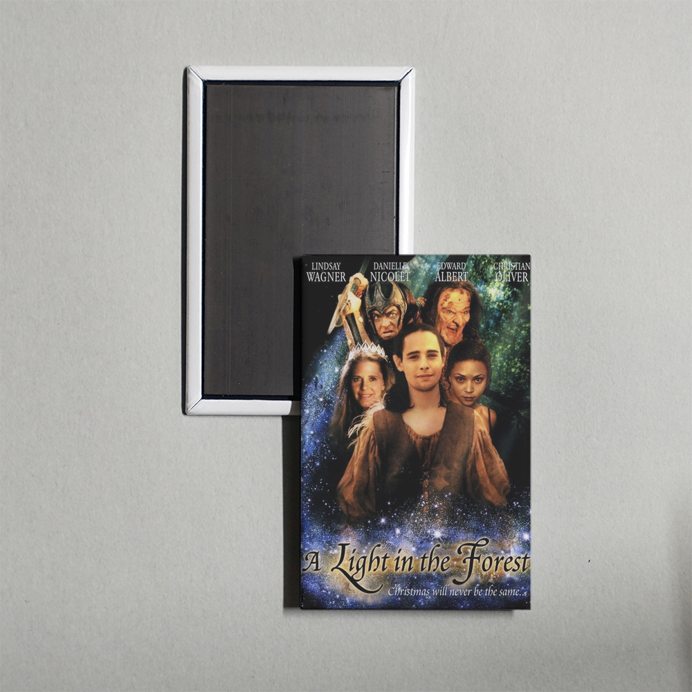 A Light in the Forest Mini Movie Fridge Magnet