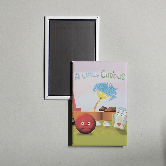 A Little Curious TV Show Fridge Magnet