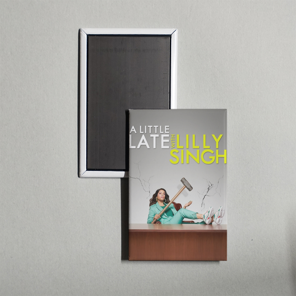 A Little Late with Lilly Singh TV Show Fridge Magnet