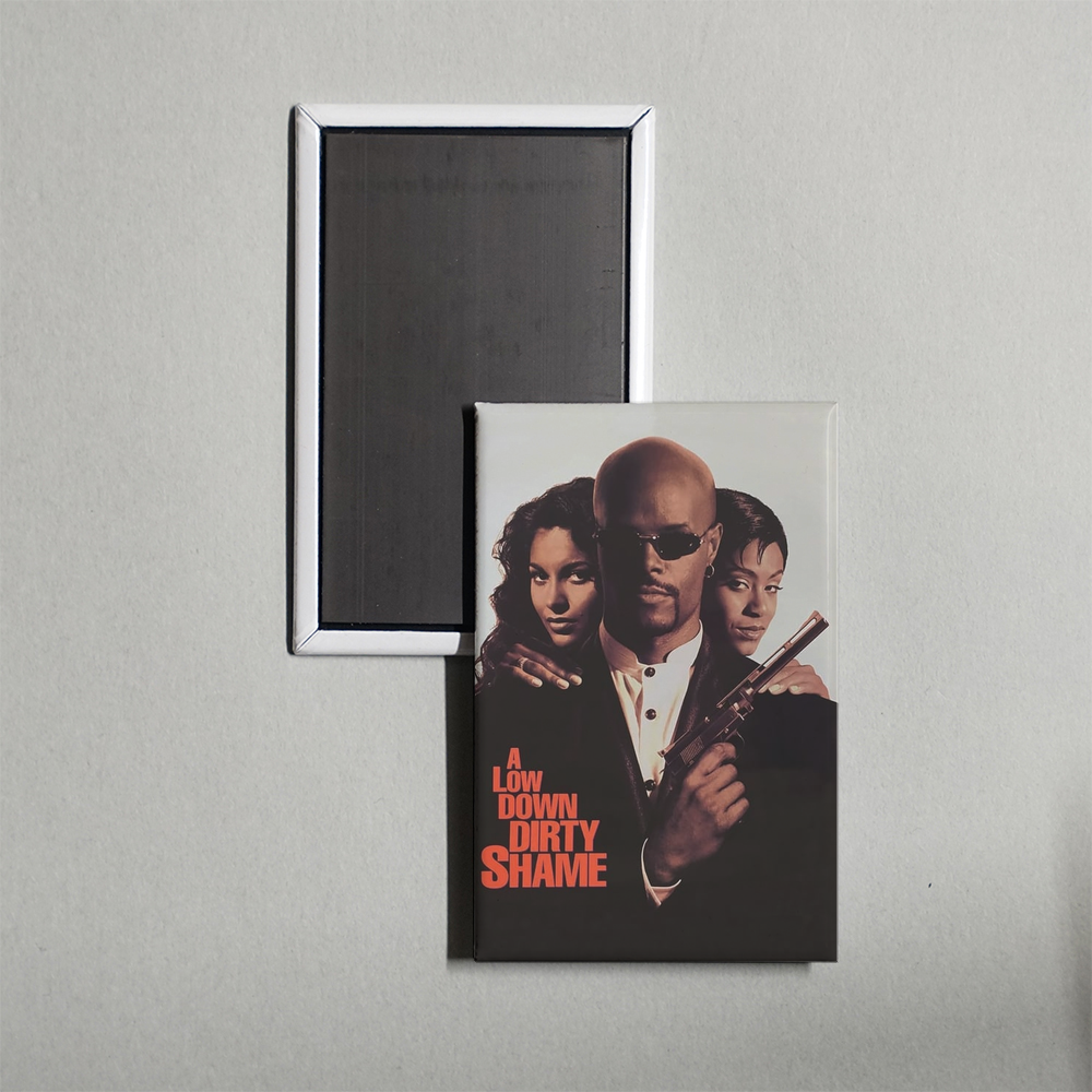 A Low Down Dirty Shame Mini Movie Fridge Magnet