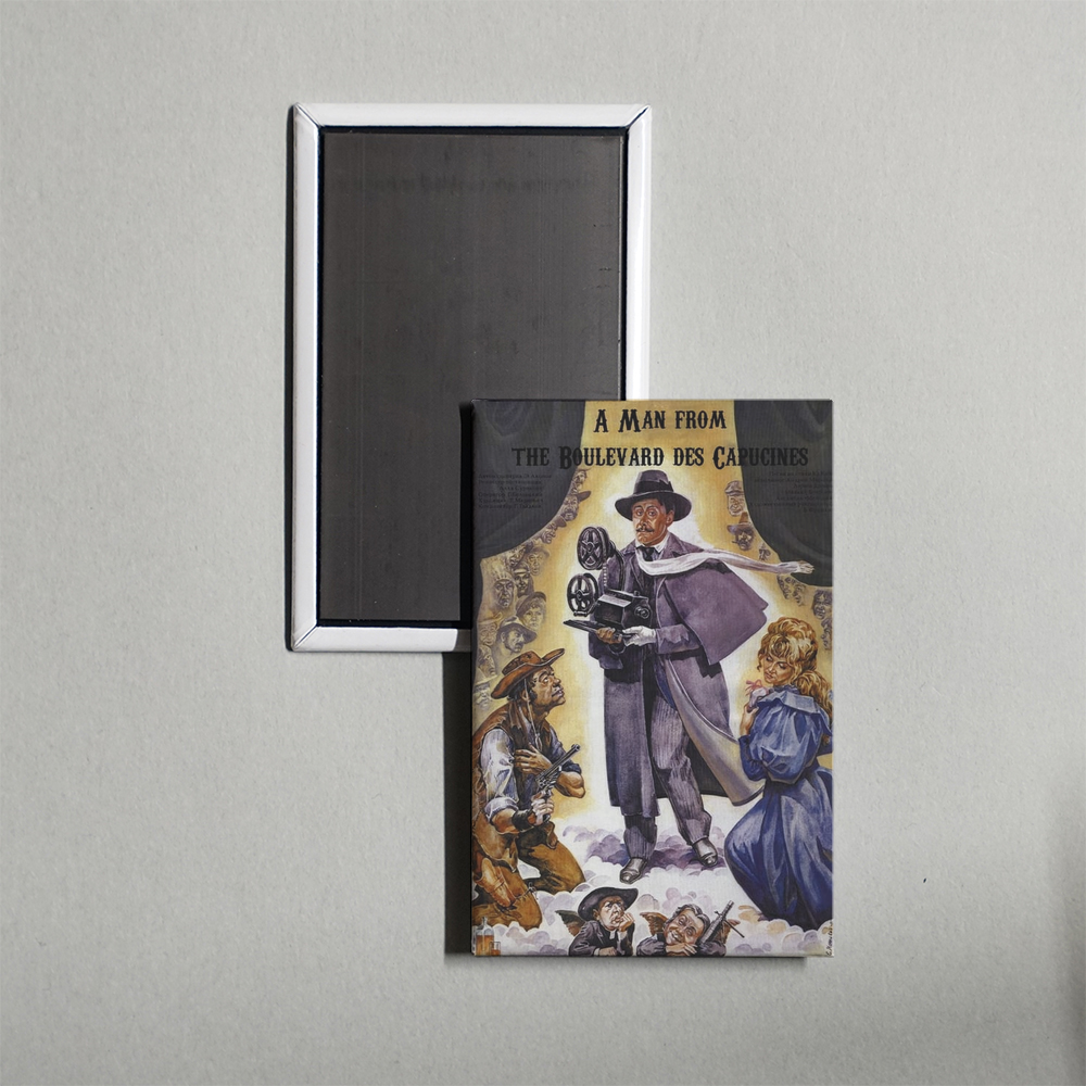 A Man from the Boulevard des Capucines Mini Movie Fridge Magnet