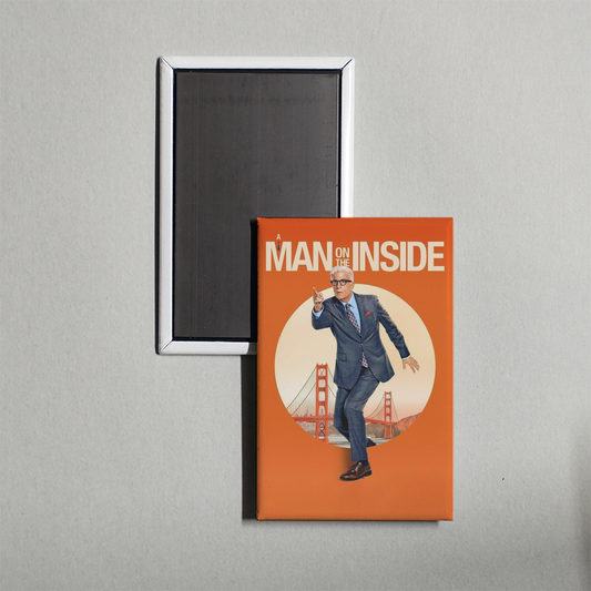 A Man on the Inside TV Show Fridge Magnet