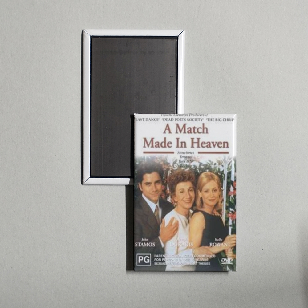 A Match Made in Heaven Mini Movie Fridge Magnet