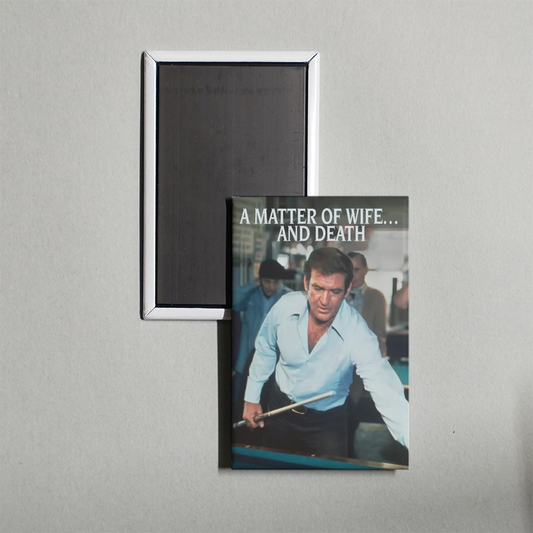 A Matter of Wife... and Death Mini Movie Fridge Magnet