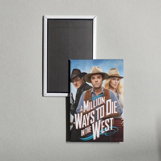 A Million Ways to Die in the West Mini Movie Fridge Magnet