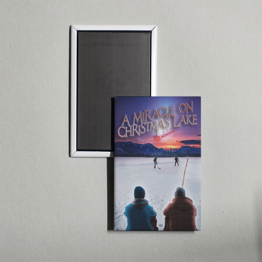 A Miracle on Christmas Lake Mini Movie Fridge Magnet