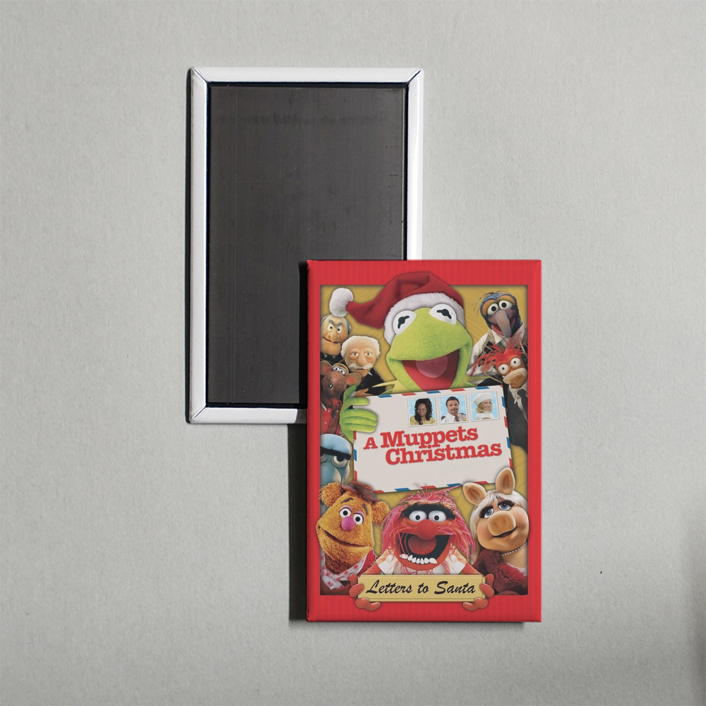 A Muppets Christmas Letters to Santa Mini Movie Fridge Magnet
