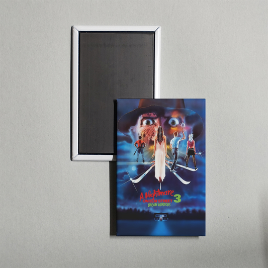 A Nightmare on Elm Street 3 Dream Warriors Mini Movie Fridge Magnet