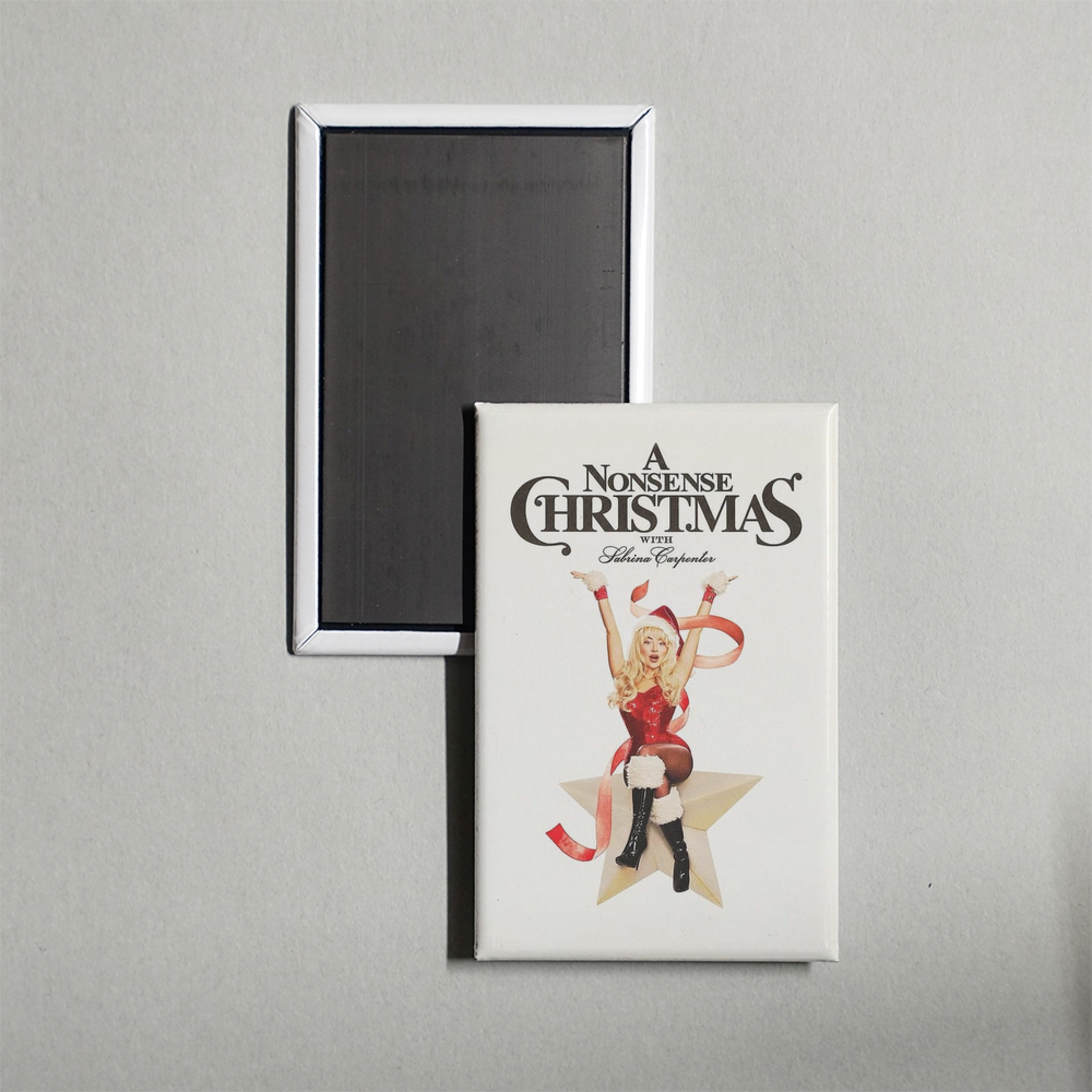A Nonsense Christmas with Sabrina Carpenter Mini Movie Fridge Magnet