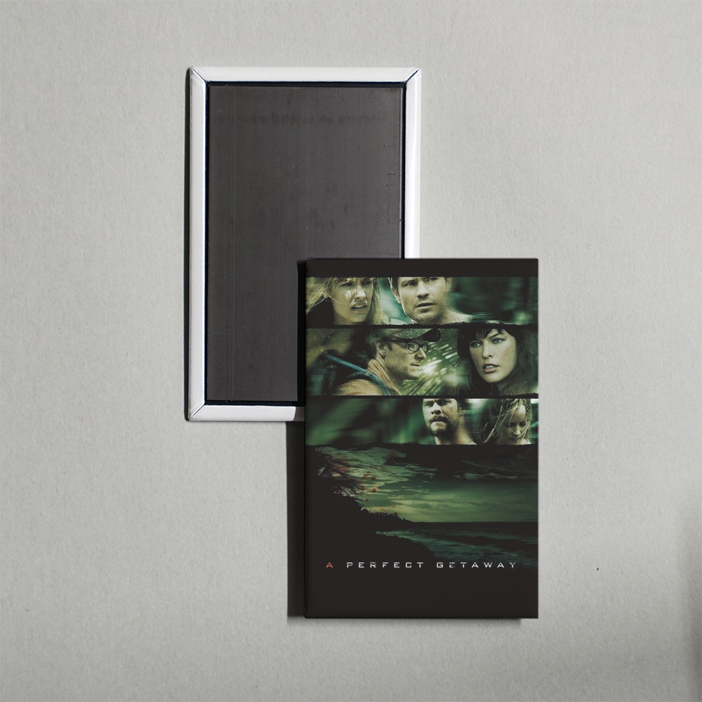 A Perfect Getaway Mini Movie Fridge Magnet