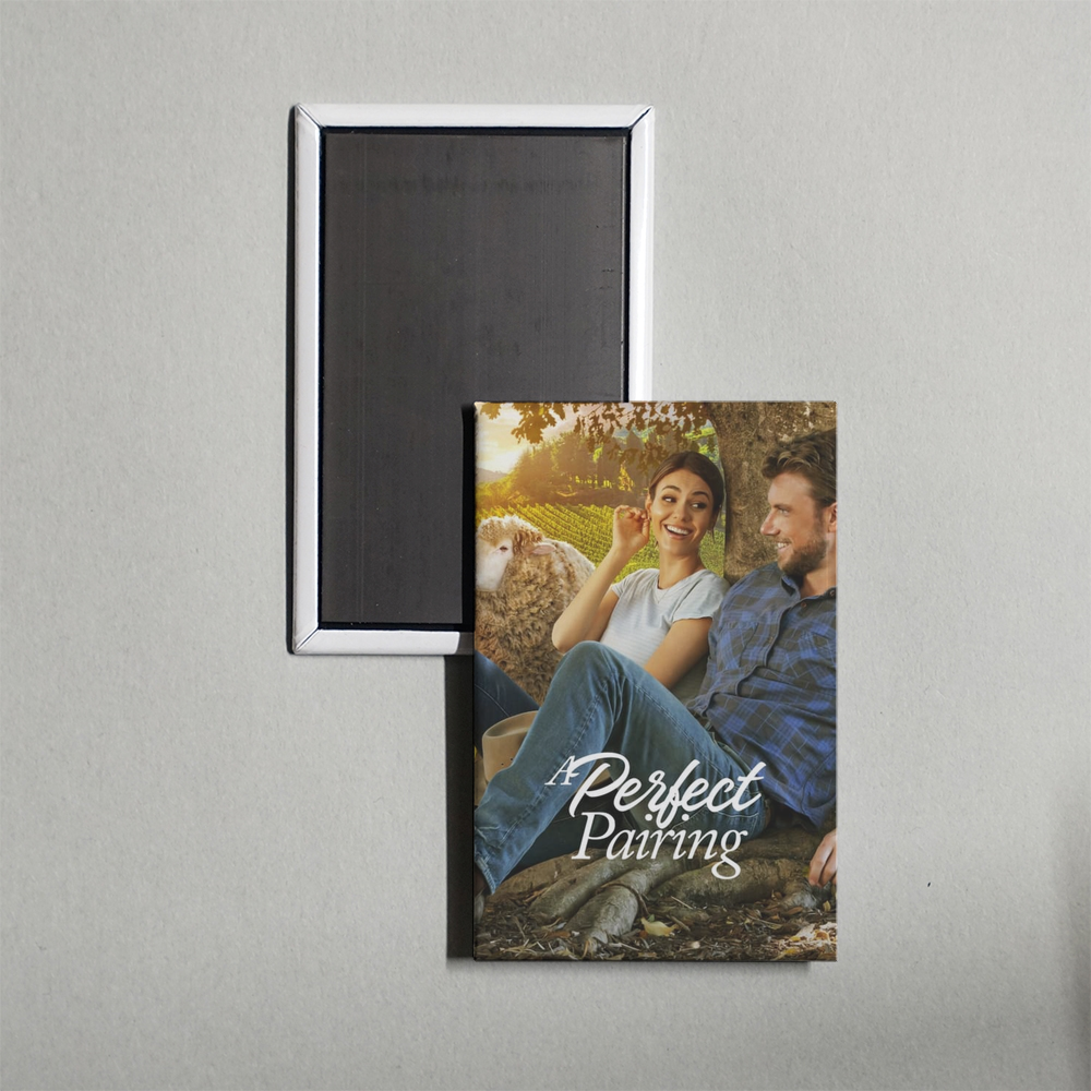 A Perfect Pairing Mini Movie Fridge Magnet