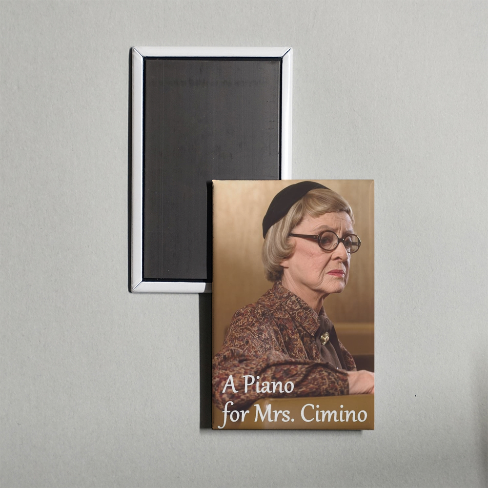 A Piano for Mrs. Cimino Mini Movie Fridge Magnet