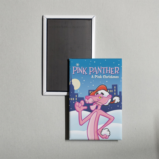 A Pink Christmas Mini Movie Fridge Magnet