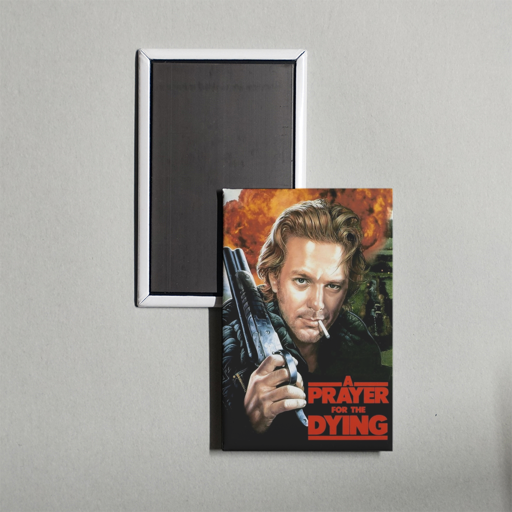 A Prayer for the Dying Mini Movie Fridge Magnet