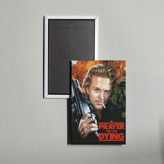A Prayer for the Dying Mini Movie Fridge Magnet