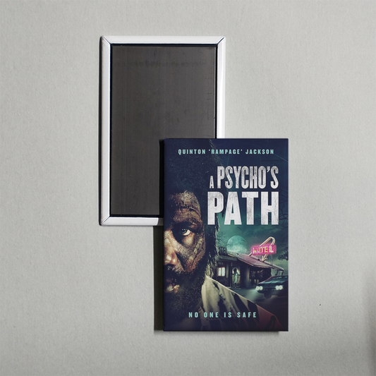 A Psycho's Path Mini Movie Fridge Magnet