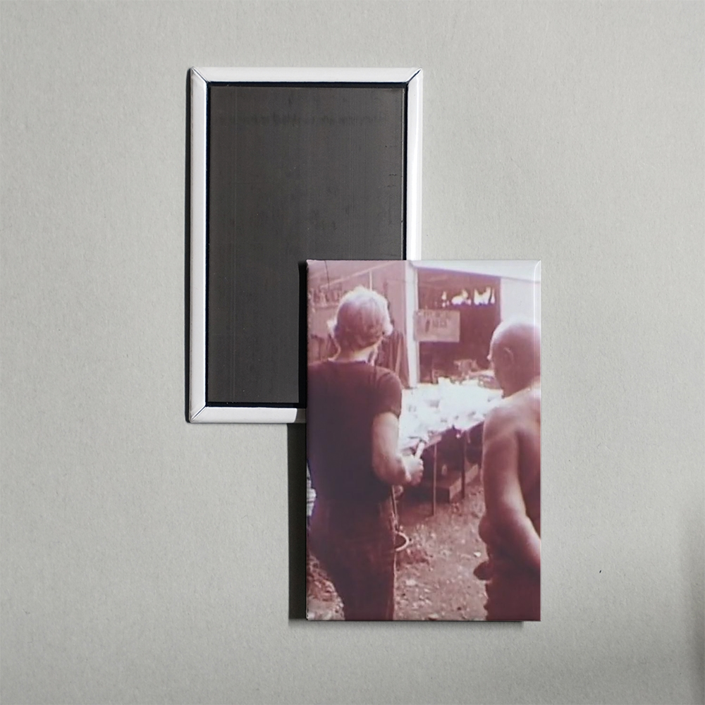 A Quiet Afternoon with Strangers Mini Movie Fridge Magnet
