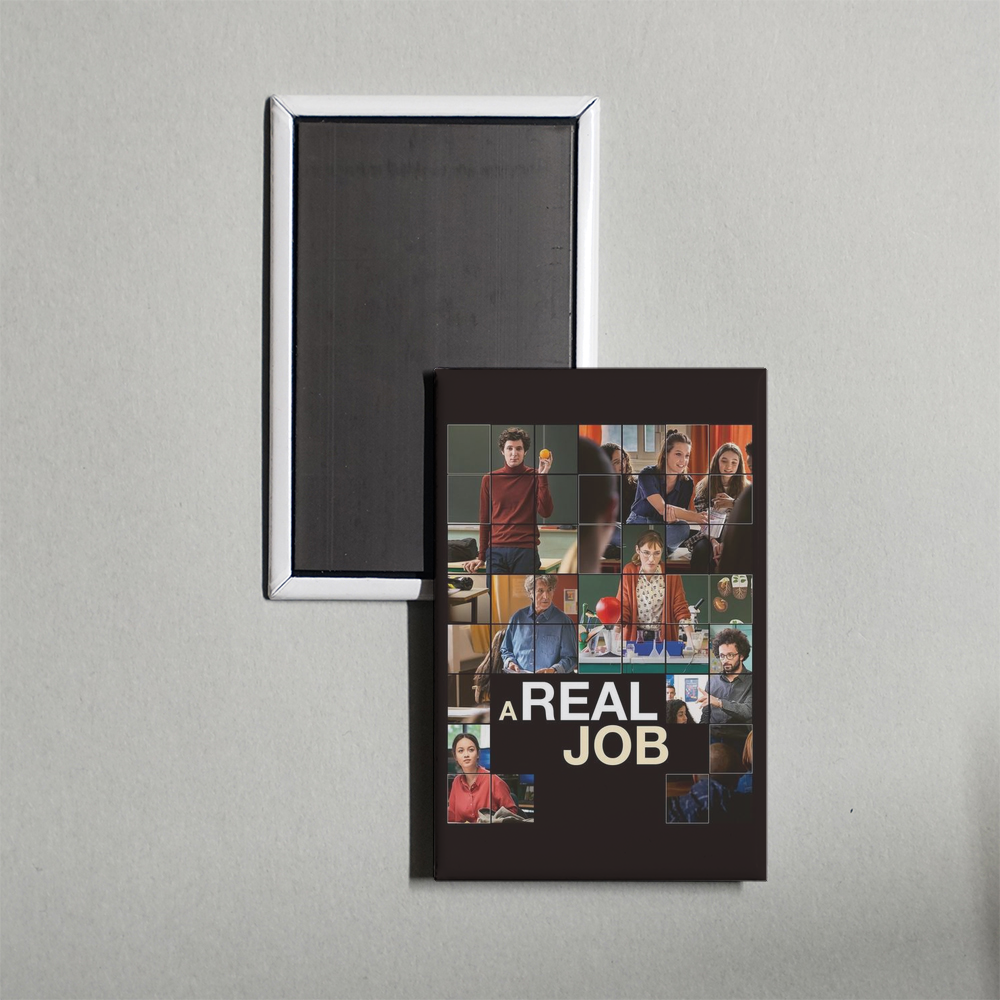 A Real Job Mini Movie Fridge Magnet