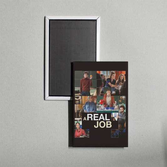 A Real Job Mini Movie Fridge Magnet