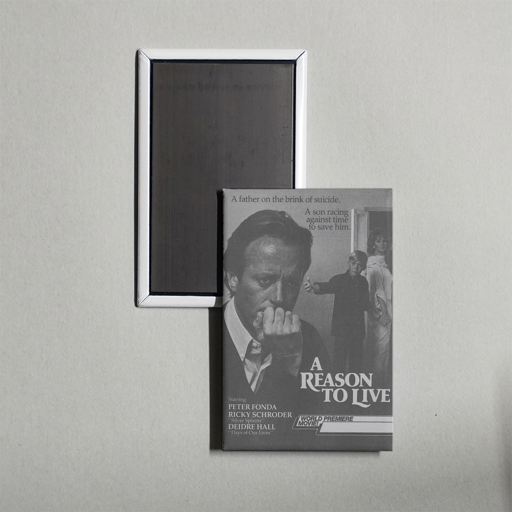 A Reason to Live Mini Movie Fridge Magnet
