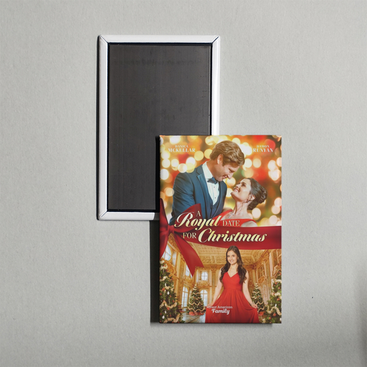 A Royal Date for Christmas Mini Movie Fridge Magnet