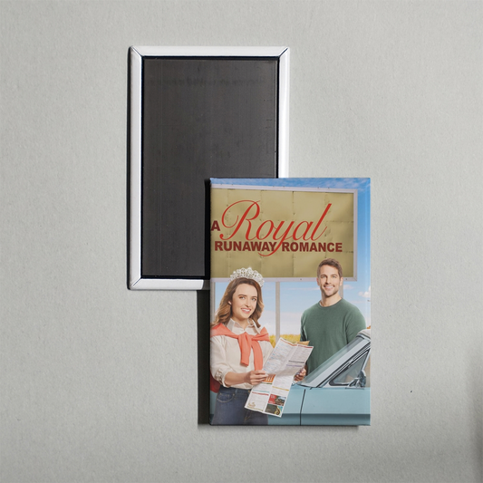 A Royal Runaway Romance Mini Movie Fridge Magnet