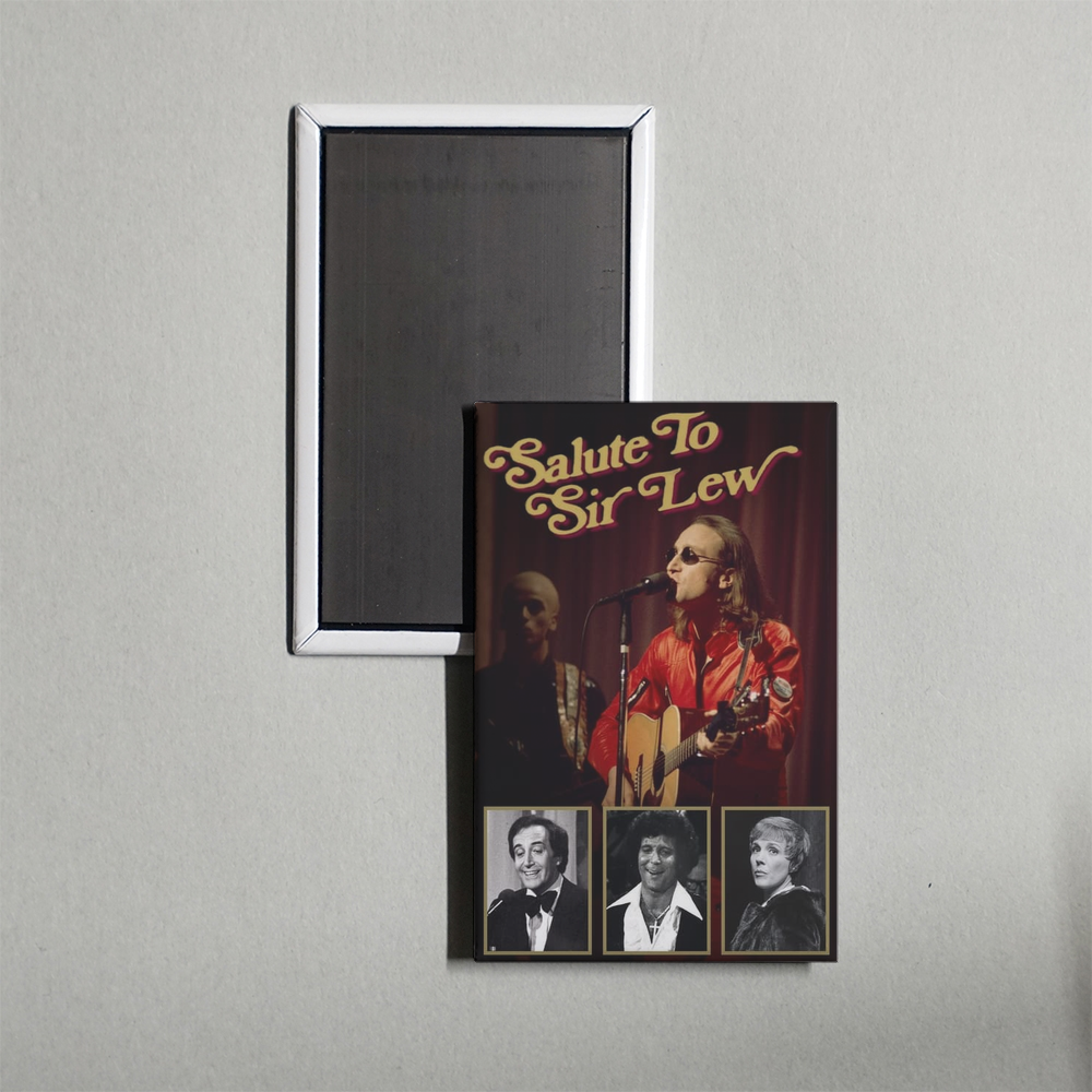 A Salute to Sir Lew Grade Mini Movie Fridge Magnet