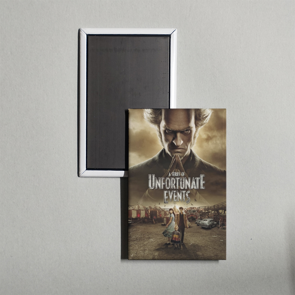 A Series of Unfortunate Events TV Show Fridge Magnet