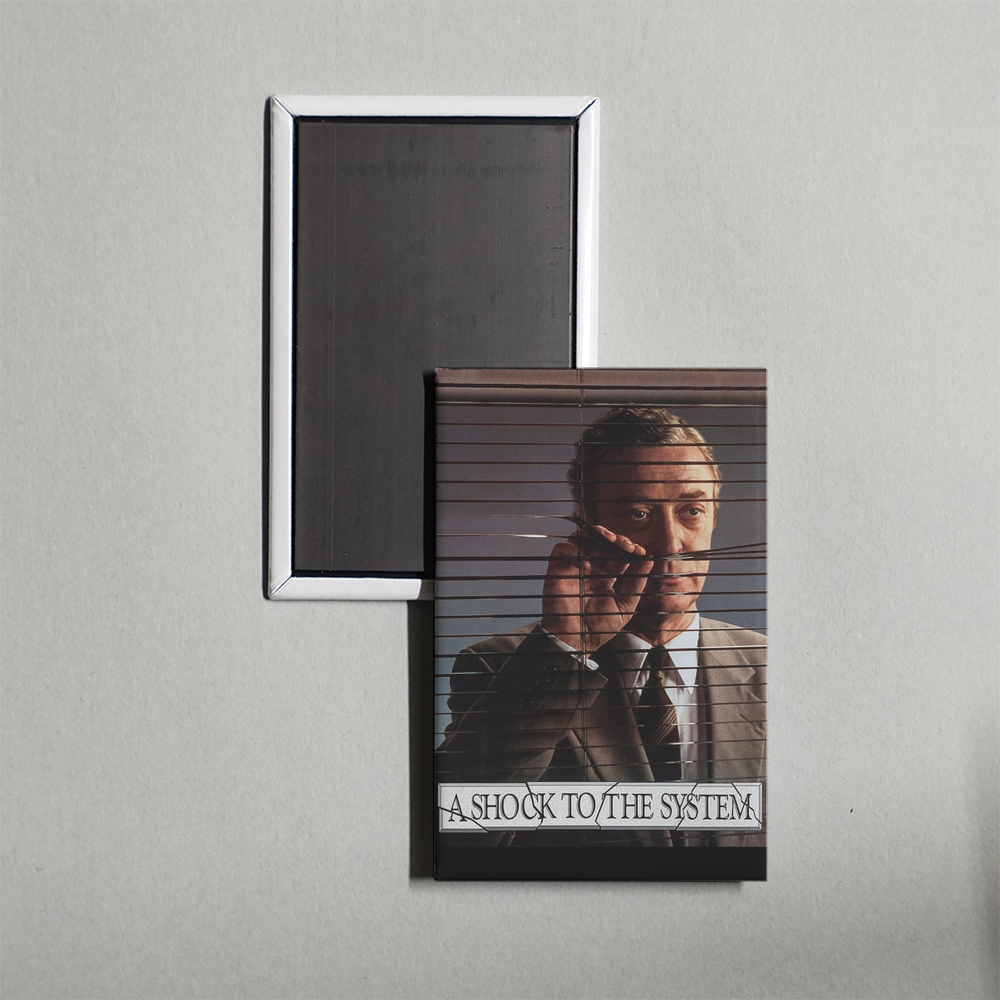A Shock to the System Mini Movie Fridge Magnet