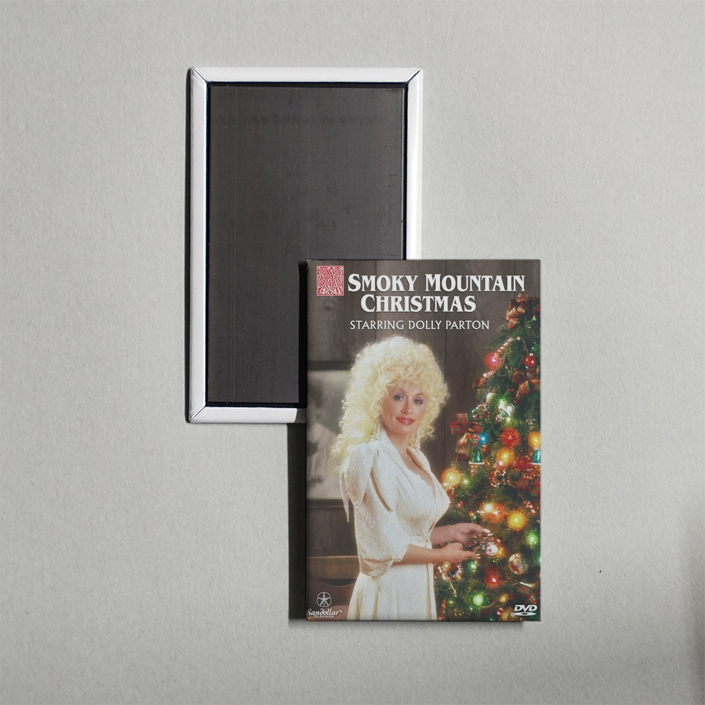 A Smoky Mountain Christmas Mini Movie Fridge Magnet
