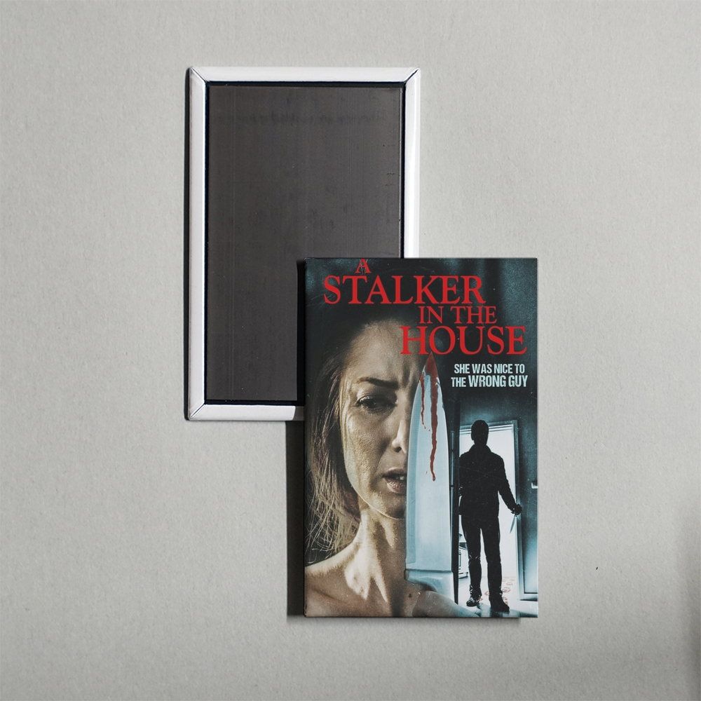 A Stalker in the House Mini Movie Fridge Magnet