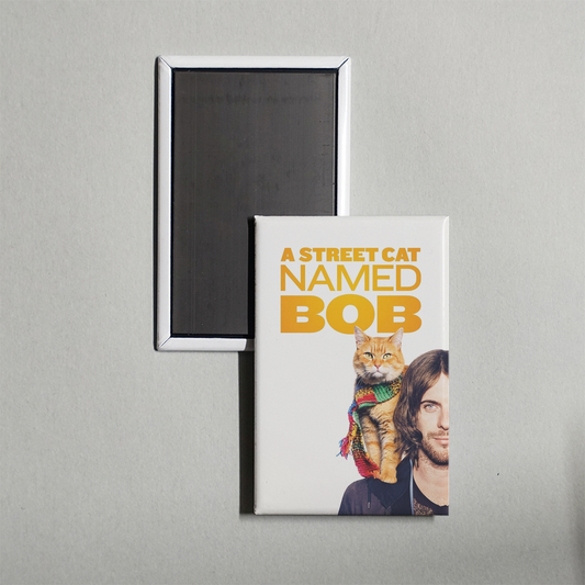 A Street Cat Named Bob Mini Movie Fridge Magnet