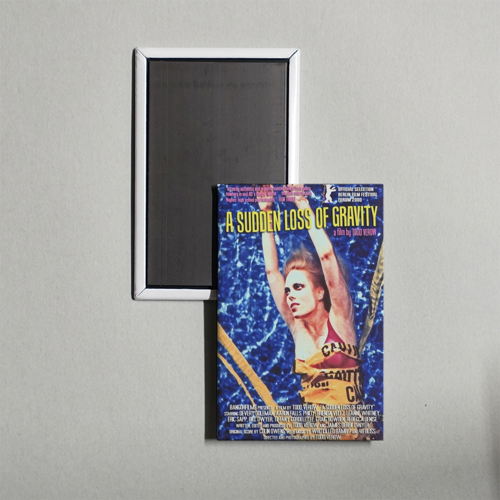 A Sudden Loss of Gravity Mini Movie Fridge Magnet
