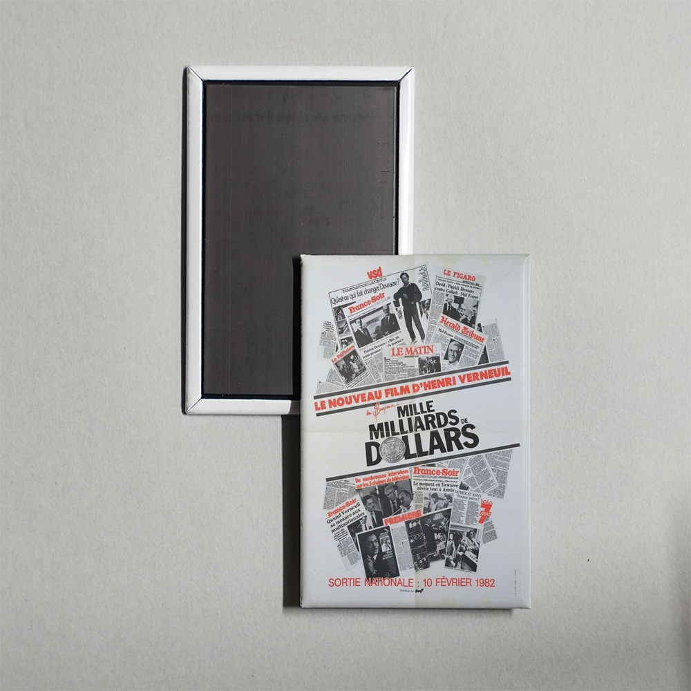A Thousand Billion Dollars Mini Movie Fridge Magnet