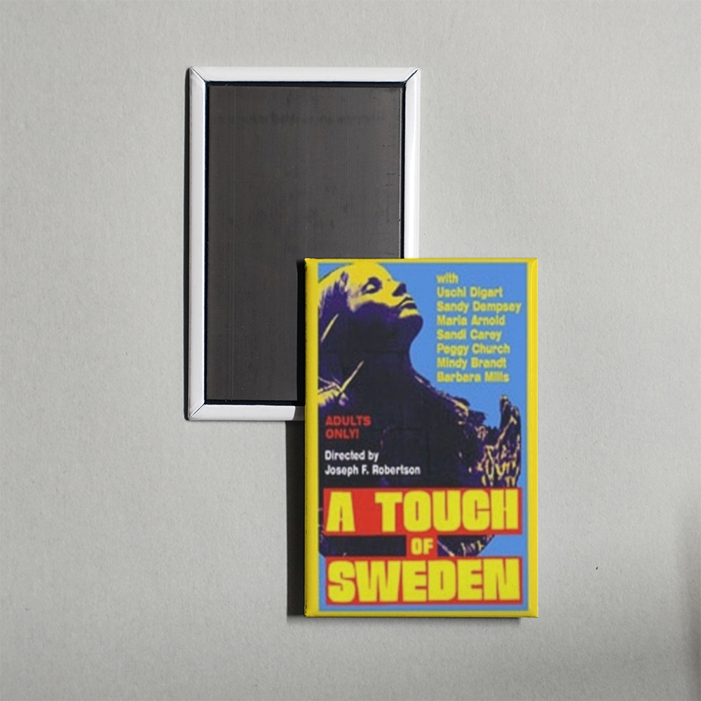 A Touch of Sweden Mini Movie Fridge Magnet