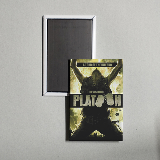 A Tour of the Inferno Revisiting 'Platoon' Mini Movie Fridge Magnet