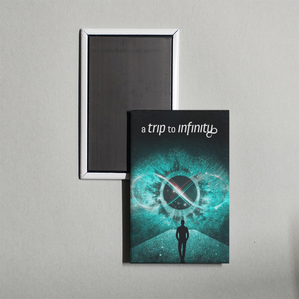 A Trip to Infinity Mini Movie Fridge Magnet
