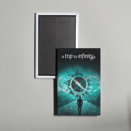 A Trip to Infinity Mini Movie Fridge Magnet