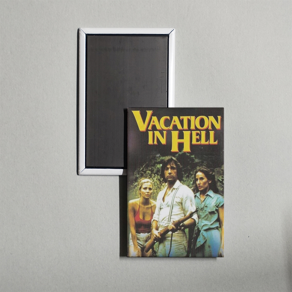 A Vacation in Hell Mini Movie Fridge Magnet