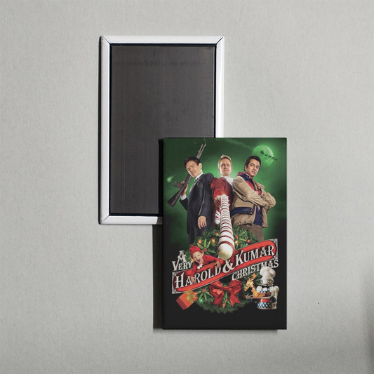 A Very Harold & Kumar Christmas Mini Movie Fridge Magnet
