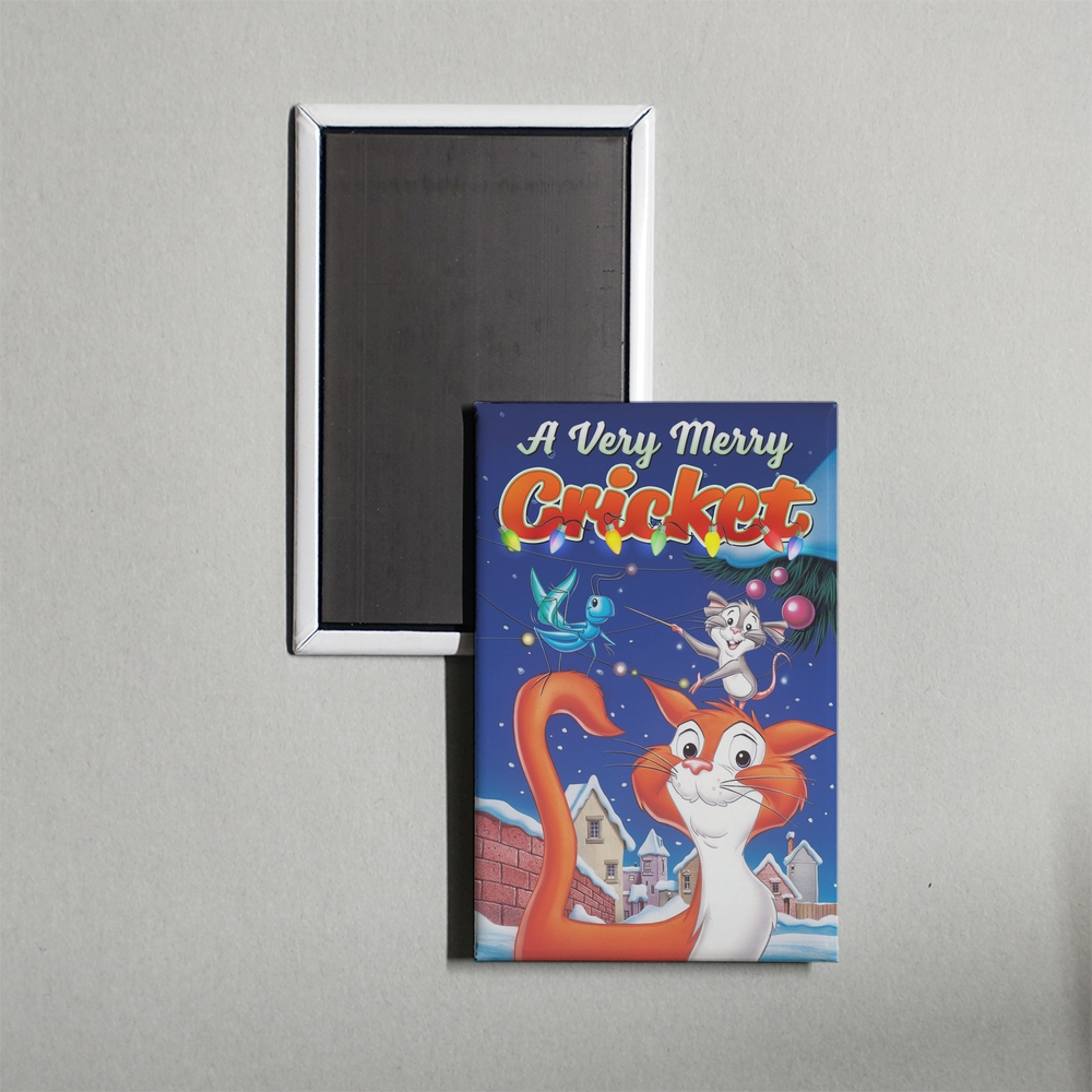 A Very Merry Cricket Mini Movie Fridge Magnet