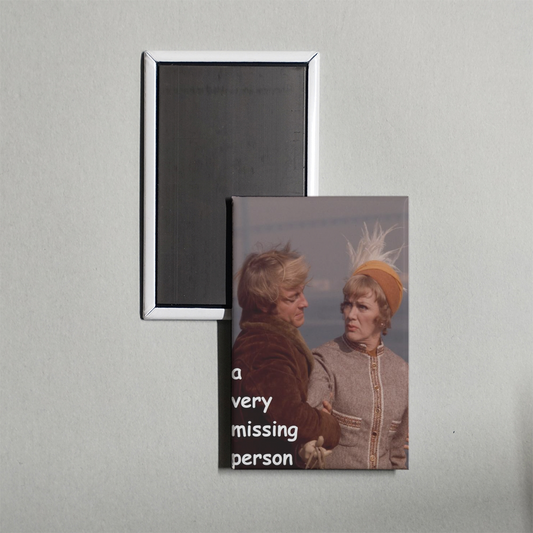 A Very Missing Person Mini Movie Fridge Magnet