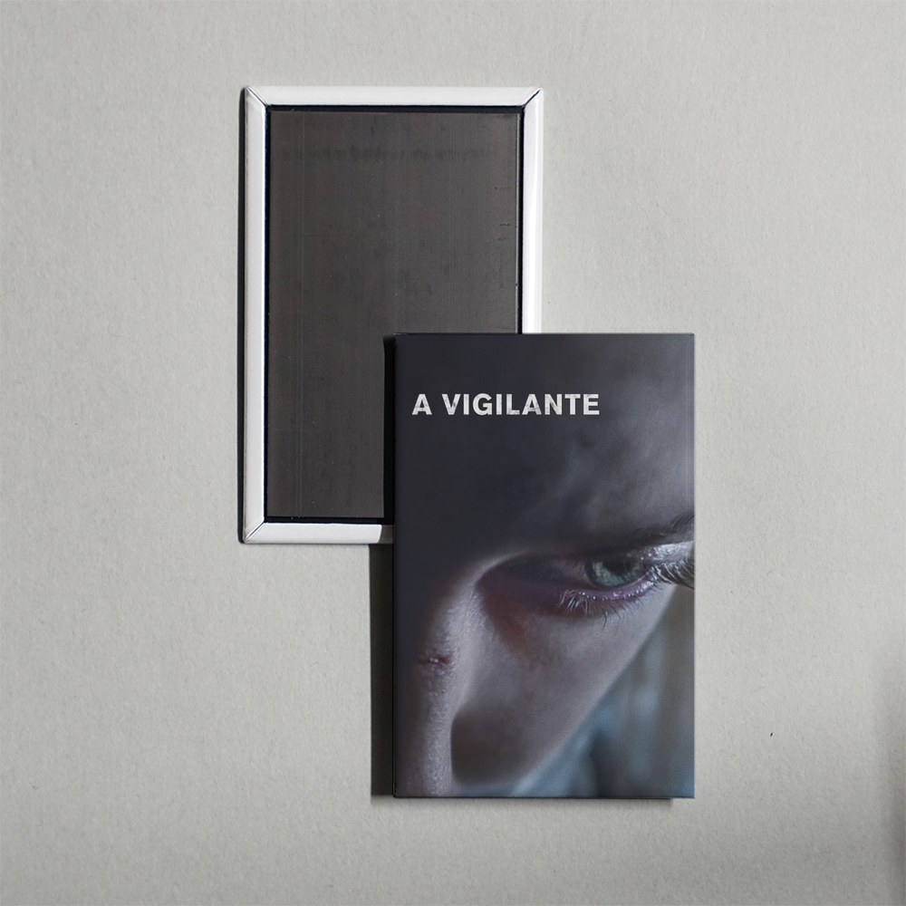 A Vigilante Mini Movie Fridge Magnet
