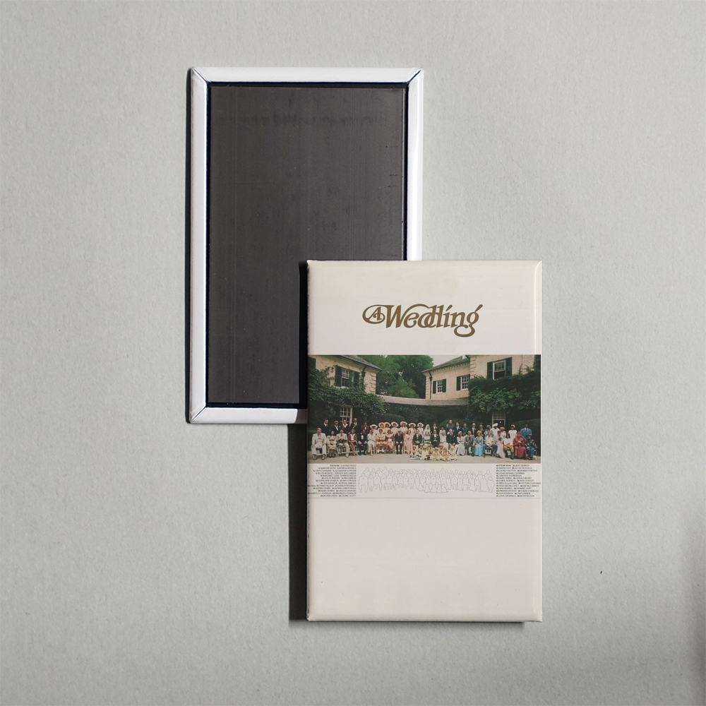 A Wedding Mini Movie Fridge Magnet