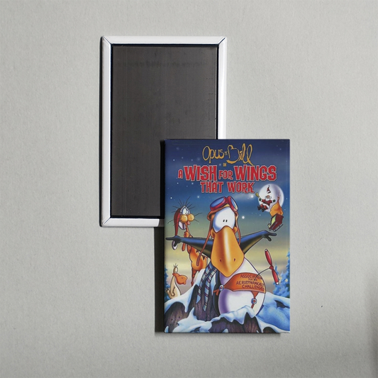 A Wish for Wings That Work Mini Movie Fridge Magnet