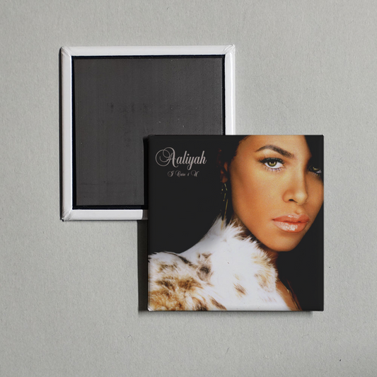 Aaliyah - I Care 4 U Album Cover Fridge Magnet